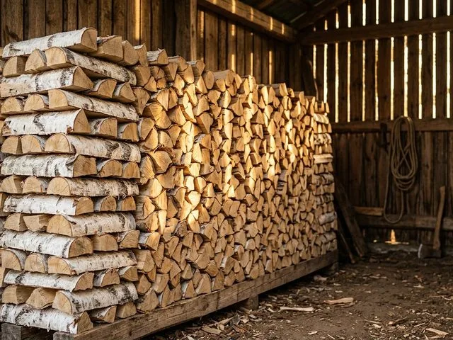 Берёзовые дрова естественной сушки — купить Томске